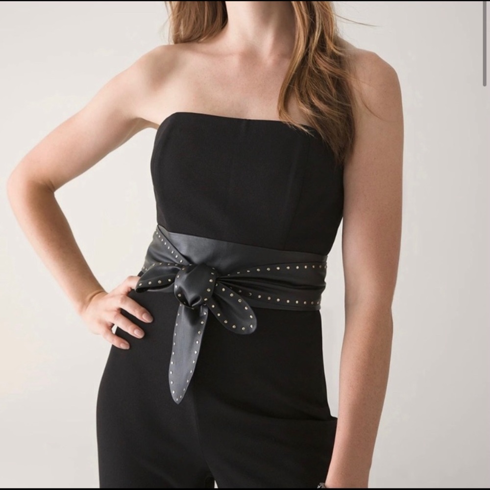 WHBM soft studded tan obi belt - Picture 4 of 7